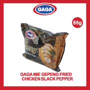 Gaga Mie Gepeng Fried Chicken Black Pepper 85g