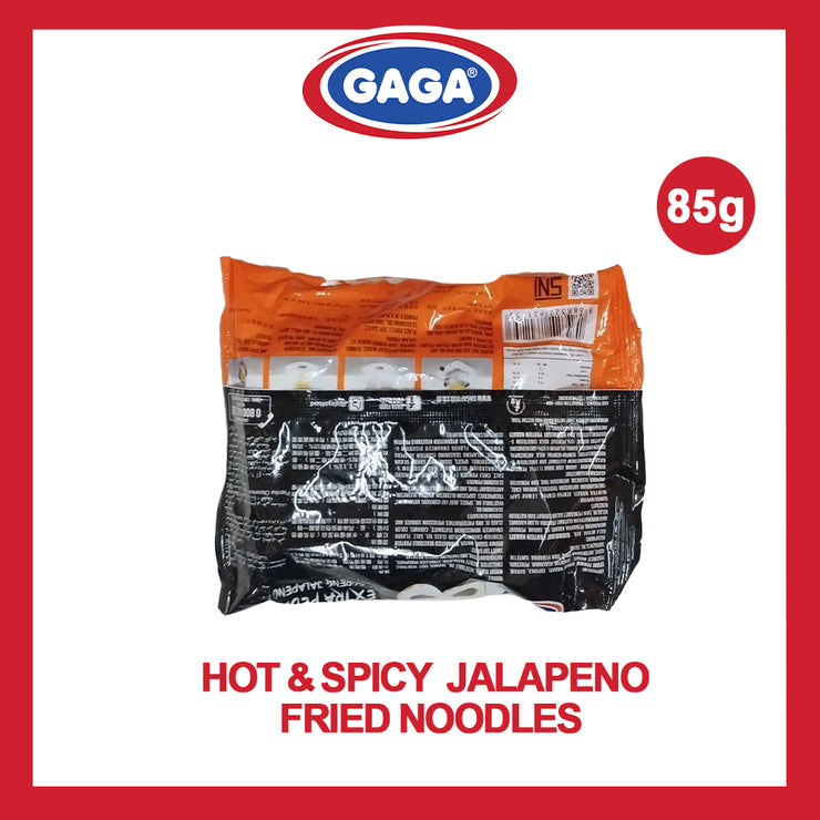 Gaga Hot and Spicy Jalapeno Fried Noodles 85g